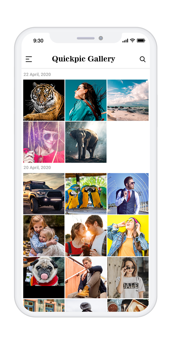 Quickpic App View